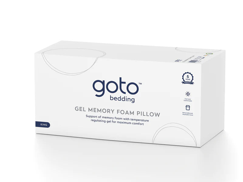 Goto® Gel Memory Foam Pillow